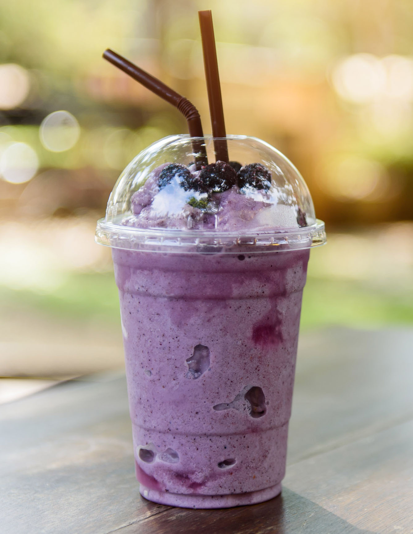 Thick creamy ice cream shake